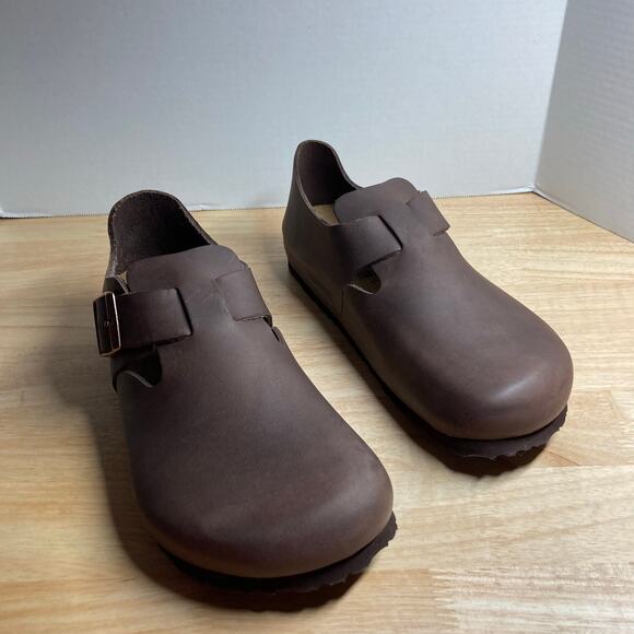 Birkenstock Men's Brown Leather Shoes - Picture 2 of 9